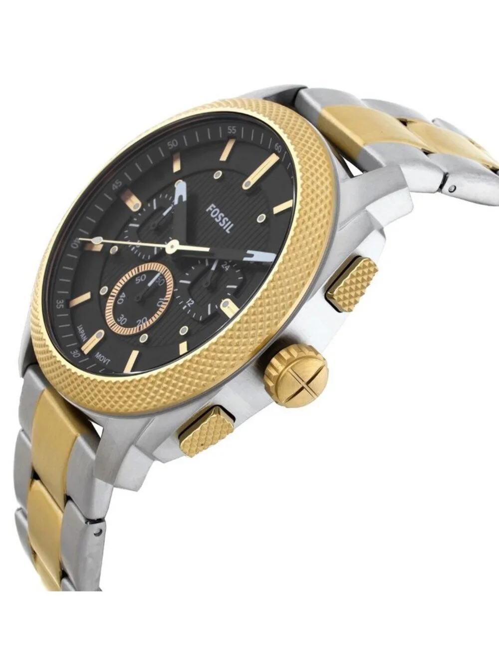 NWT Fossil Machine Chronograph Quartz Black Dial Men's Watch